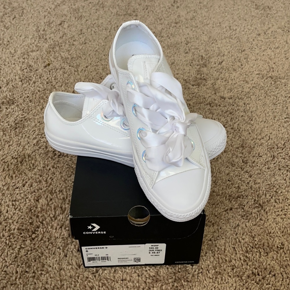 Brand New White on White Converse